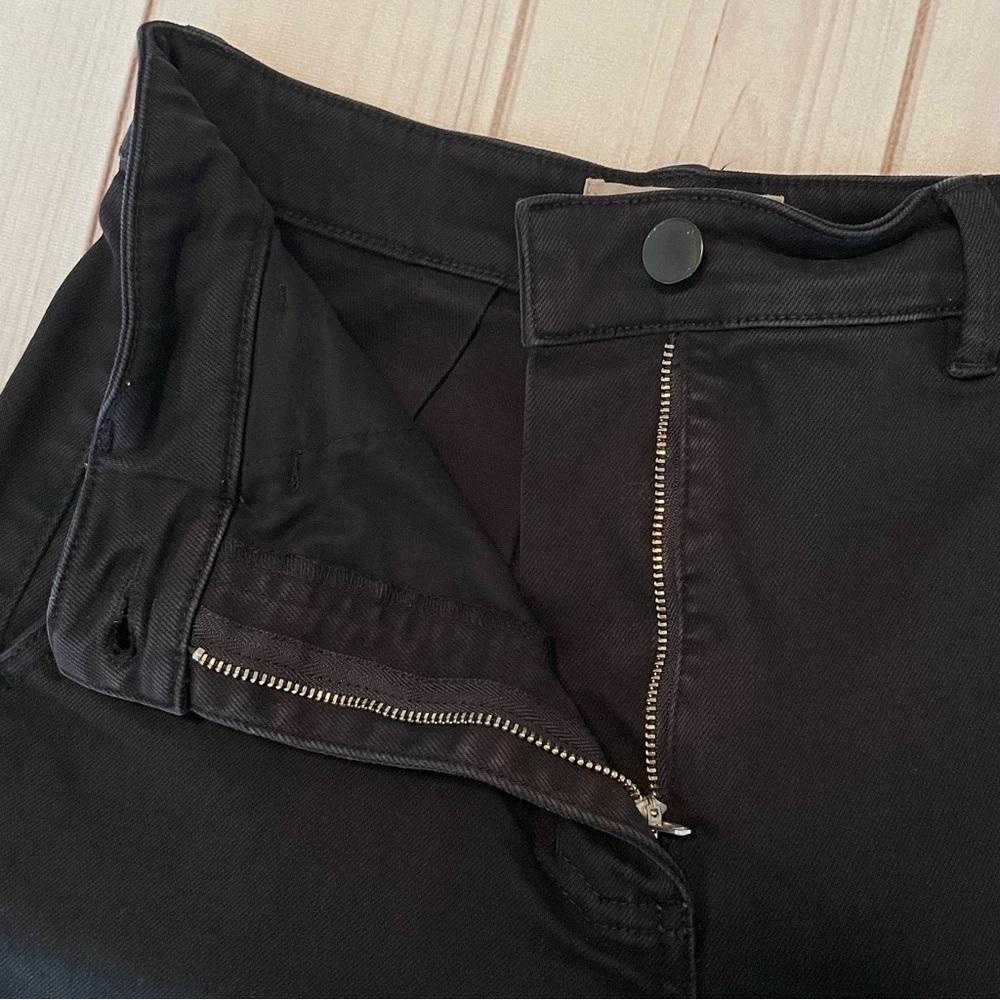 Everlane Cropped Straight Leg Pants Womens 2 Regular Black Corporate Preppy Chic - Picture 12 of 16